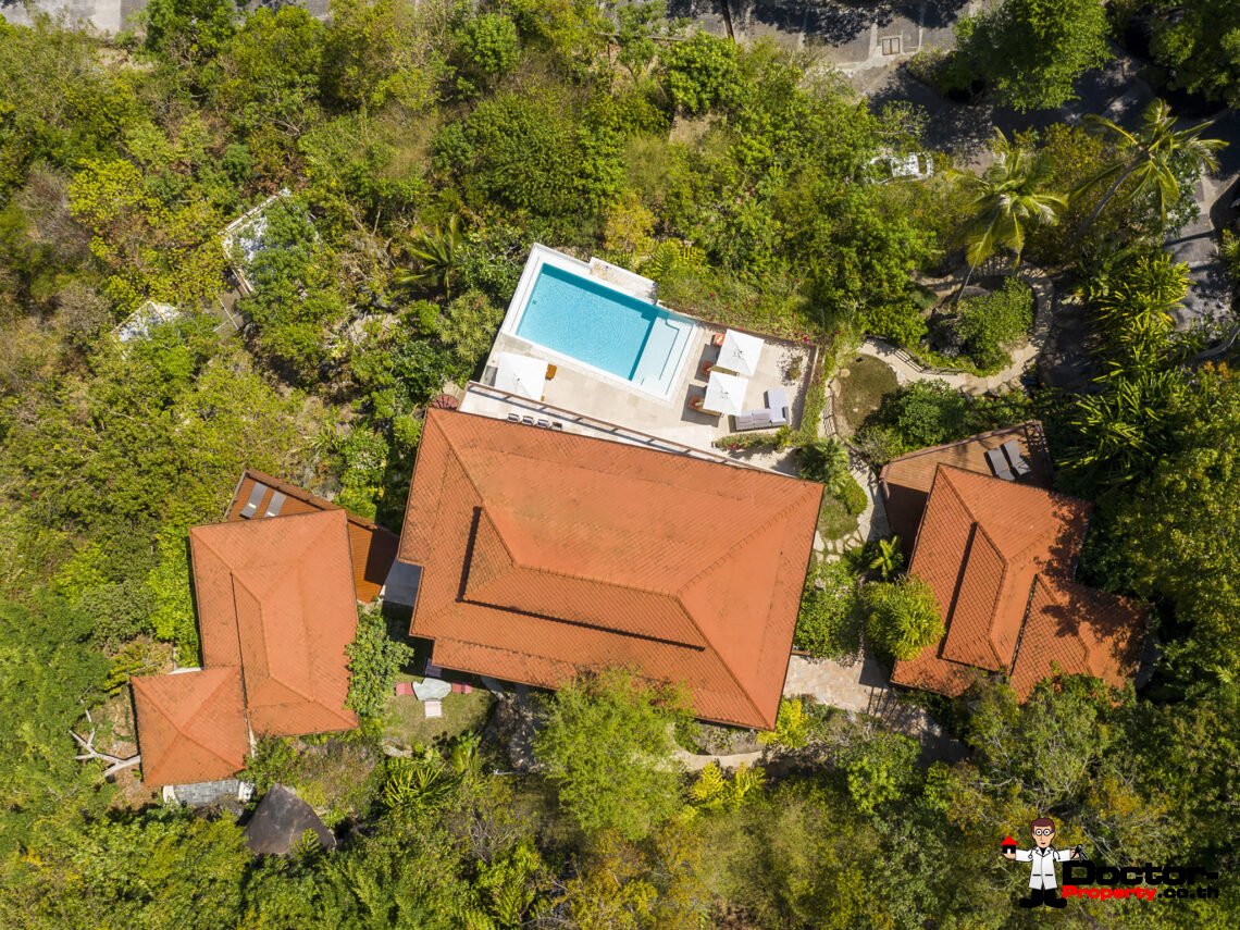 Luxury 4 Bedroom Pool Villa with Breathtaking Sea View in Laem Set, Koh Samui – For Sale